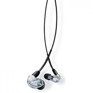 Shure SE215-CL-EFS Sound Isolating Earphones with 3.5mm Comm Cable - Clear