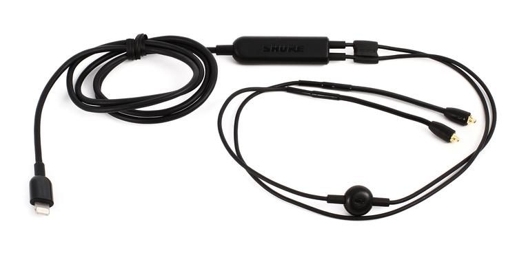 Shure Remote + Mic Lightning Accessory Cable for SE Model Earphones.