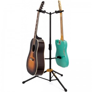 Hercules Stands GS422B Plus Acoustic/Electric/Bass Guitar Stand - Two Guitar Stand