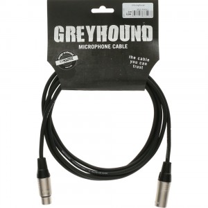 Cordon micro XLR 3 femelle - XLR 3 mâle KLOTZ Greyhound - 3m