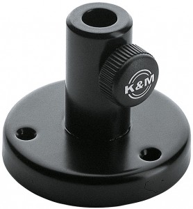 K&M 23855-000-55 Table Flange for Microphone desk arm.