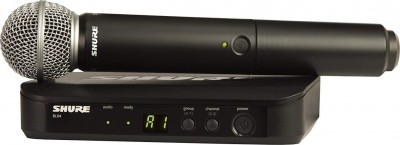 Shure BLX24UK/SM58X-K14 BLX Receiver with SM58 Handheld Wireless System