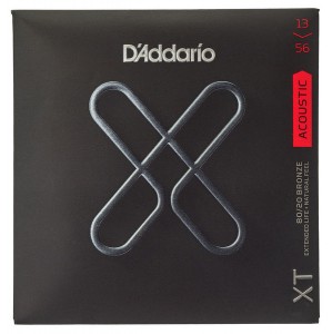 D'Addario XTABR1356 XT 80/20 Bronze Acoustic Guitar Strings -.013-.056 Medium