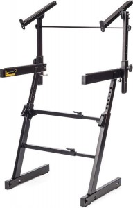 Hercules Stands KS410B Autolock Z-Keyboard Stand with Tier