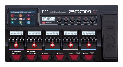 Zoom G11 Multi-Effects Processor with Expression Pedal