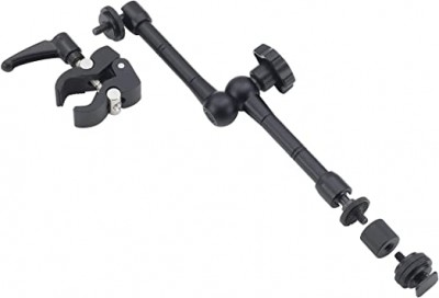 Zoom HRM-11 Handy Recorder Mount, 11-inch Arm, Clamp Mount, Designed to be Used With Zoom Portable Audio and Video Recorders