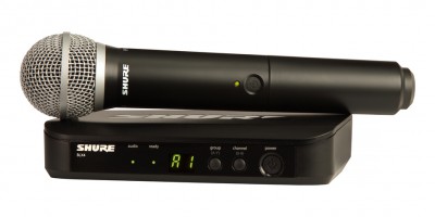 Shure BLX24UK/PG58X-K14 BLX24 Receiver with PG58 Handheld Wireless System