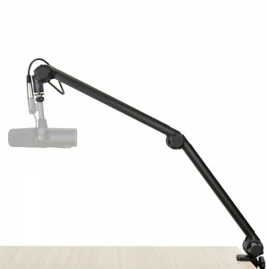 Gator Frameworks GFWMICBCBM3000 Deluxe Desk-mounted Broadcast Microphone Boom Arm.