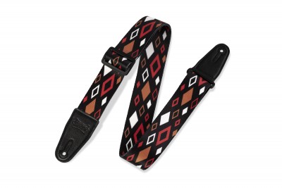 Levy's MP2SLD-009 2″ Polyester Guitar Strap Sublimation-Printed With Souldier/Levy’S Design, Garment Leather End