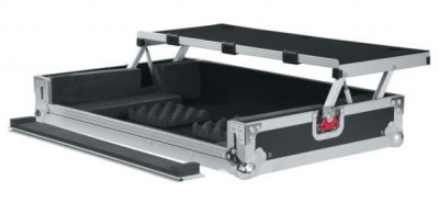 Gator G-TOURDSPUNICNTLA ATA Road Case with Sliding Laptop Platform for Large DJ Controller