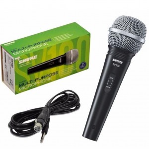 Shure SV100-W Dynamic Cardioid Handheld Microphone with Cable