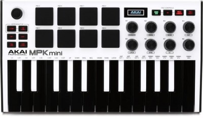 Salmeenmusic.com - Akai Professional MPK Mini MK III Limited Edition White 25-key Keyboard Controller