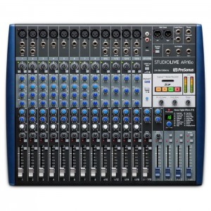 PreSonus StudioLive AR16c 16-channel Mixer and Audio Interface with Effects