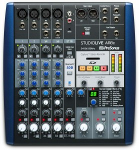 PreSonus StudioLive AR8c 8-channel Analog Mixer and Audio Interface with Effects and Bluetooth.