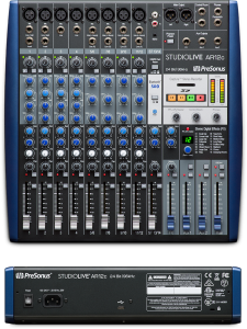 PreSonus StudioLive AR12c 12-channelMixer and Audio Interface with Effects