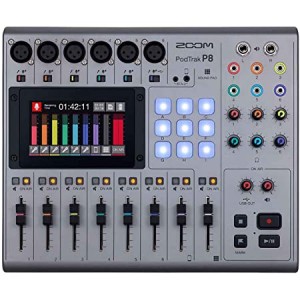 Zoom PodTrak P8 8-channel Podcasting Mixer