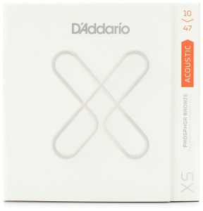 D'Addario XSAPB1047 Phosphor Bronze Acoustic Guitar Strings - .010-.047 Extra Light