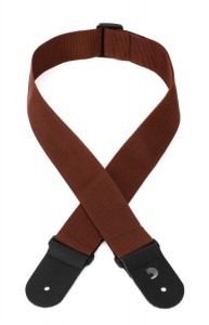 D'Addario 50CT04 Cotton Guitar Strap - Brown