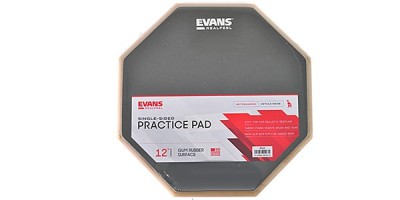 Evans RF12G RealFeel Single-sided Practice Drum Pad - 12inch