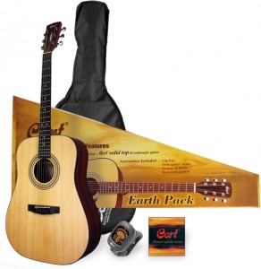 Salmeenmusic.com - Cort Earth Pack OP Acoustic Guitar Pack