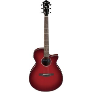 Ibanez AEG51-TRH Acoustic Electric Guitar -Transparent Red Sunburst High Gloss