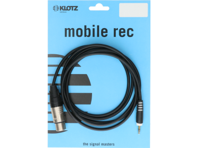 Klotz AU-MFK0150 1.5 Meter cable XLR Female to 3.5 Jack.