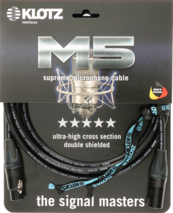 Klotz  M5FM03 High End Microphone Cable 3 Meter XLR to XLR