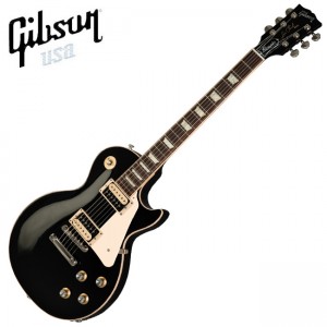 Gibson LPCS00EBNH1 Les Paul Classic Electric Guitar - Ebony