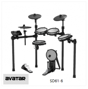 Avatar SD61-6 Electric Drum set with Cymbals and throne