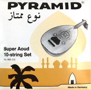 Pyramid 665 200 Arabic Super-Oud 10-String Silver Plated Wound Special