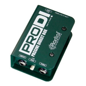 Radial ProDI 1-channel Passive Instrument Direct Box