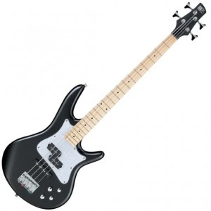 Ibanez Mezzo SRMD200-BKF Bass Guitar - Black Flat