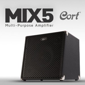 Cort MIX5 150W Multipurpose Combo Amplifier with 5 Input Channels, 4-Band EQ, and Built-In Reverb