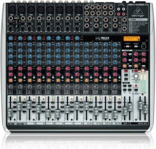 Behringer Xenyx QX2222USB Mixer with USB and Effects