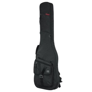 Gator Transit Series Gig Bag for Bass Guitar -Charcoal Black (GT-BASS-BLK)