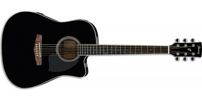 Ibanez PF15ECE-BK Acoustic Electric Guitar - Black