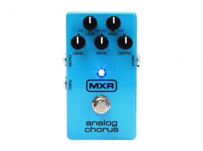 Dunlop MXR M234 Analog Chorus Pedal with Bucket Brigade Circuitry, High- and Low-cut Knobs, and Rate, Level, and Depth Controls