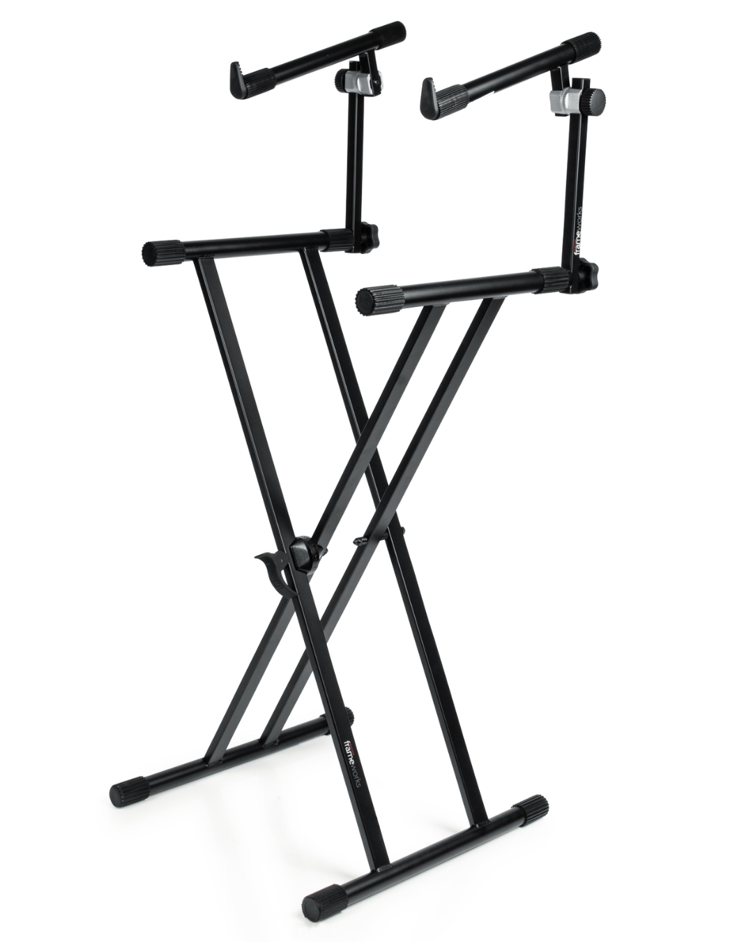 Gator Frameworks GFW-KEY-5100X Deluxe 2-Tier X-Style Keyboard Stand