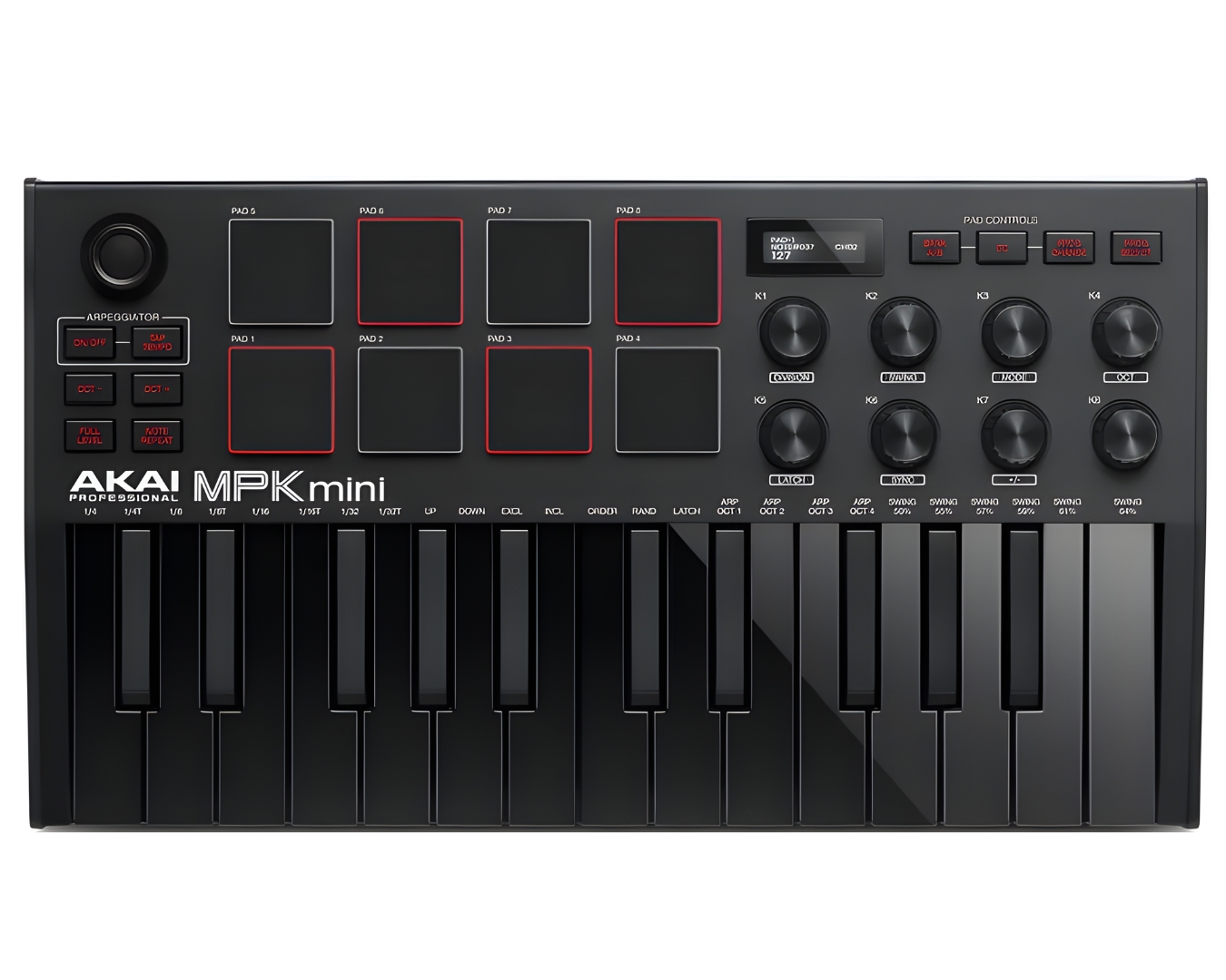 Akai Professional MPK Mini MK III Limited Edition Black on Black 25-key Keyboard Controller