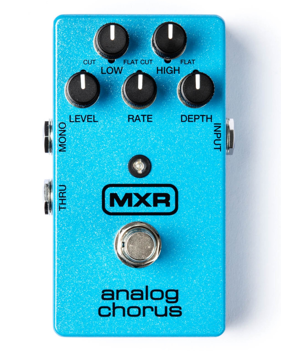 Dunlop MXR M234 Analog Chorus Pedal with Bucket Brigade Circuitry, High- and Low-cut Knobs, and Rate, Level, and Depth Controls