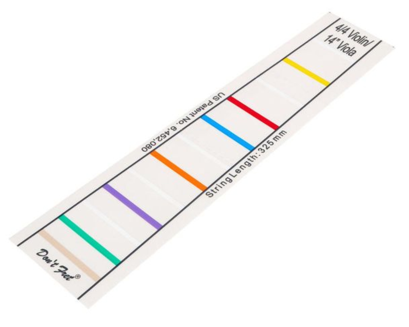 Don't Fret Finger Position Markers for Violin and Viola 4/4