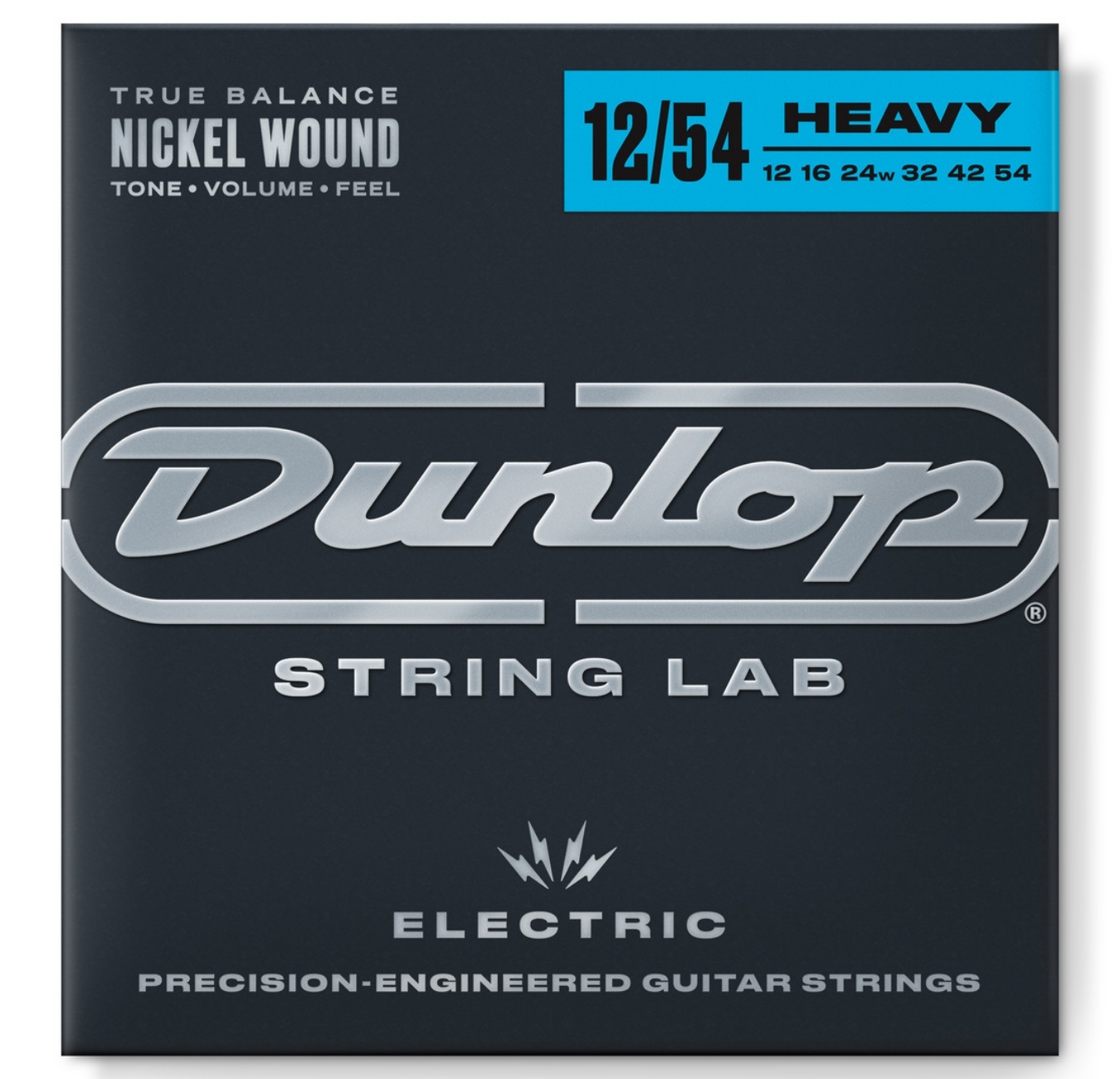 JIM DUNLOP DEN1254 Nickel Wound Electric Guitar Strings (12-54/Heavy)