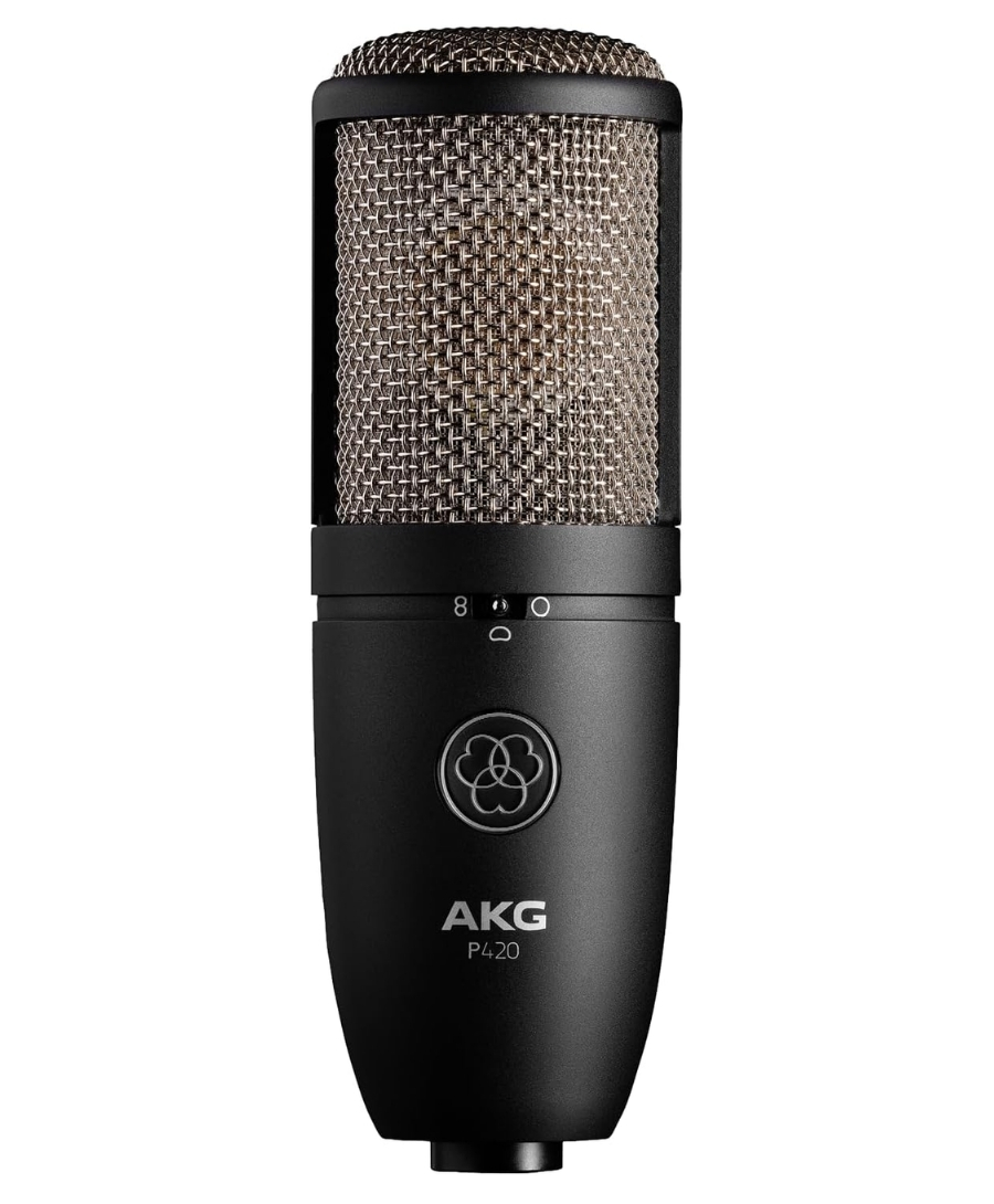 AKG P420 Large-diaphragm Condenser Microphone.