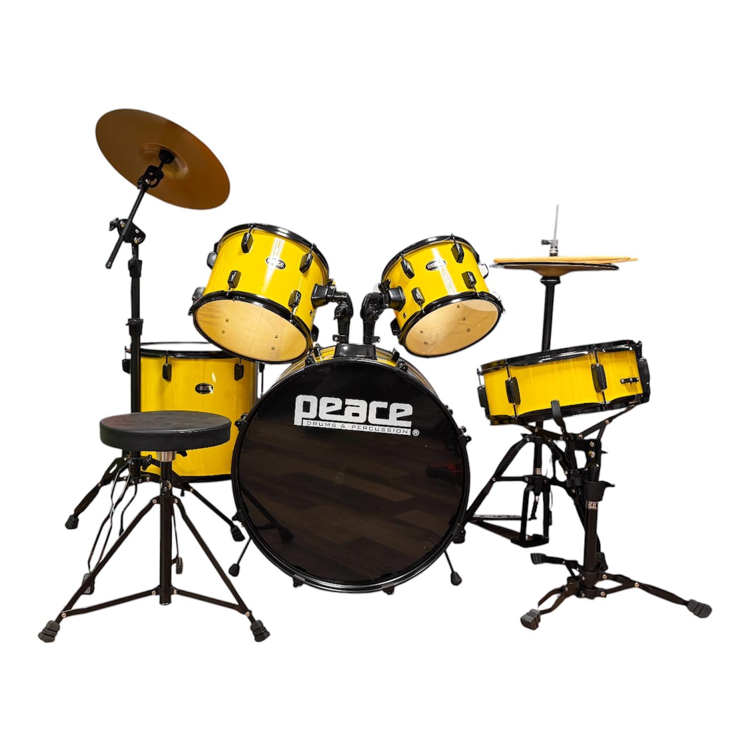 Peace  Drum Set With Cymbal ,Hardware And Drum Throne combo