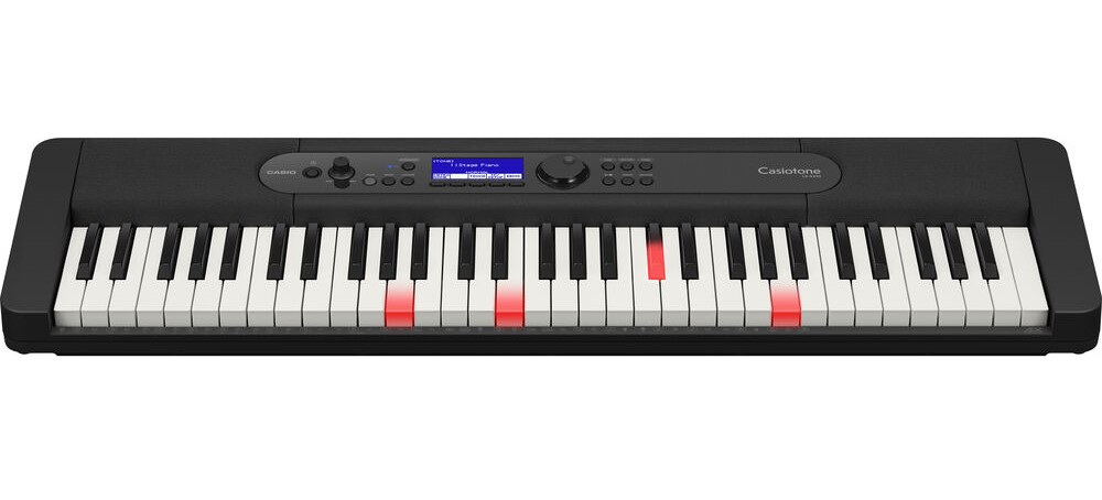 Casio LK-S450 61-Key Arranger Keyboard, 61 Full-Size Keys, Touch Sensitivity, Speaker System, Headphone Jack, Bluetooth-Ready, USB MIDI, 3.5mm Aux Input, Black
