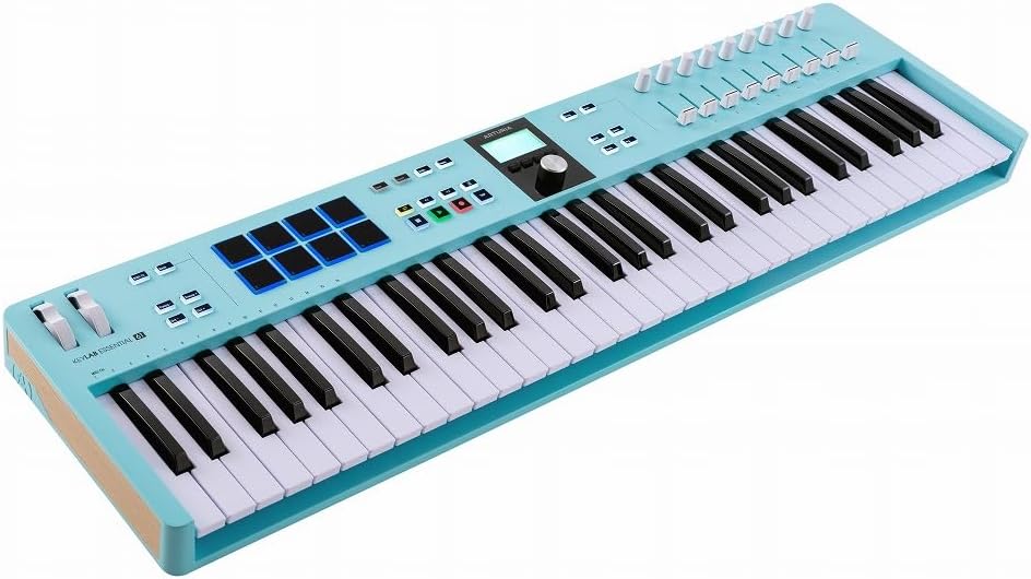 Arturia KeyLab Essential mk3 61-key Keyboard Controller -  Aquamarine